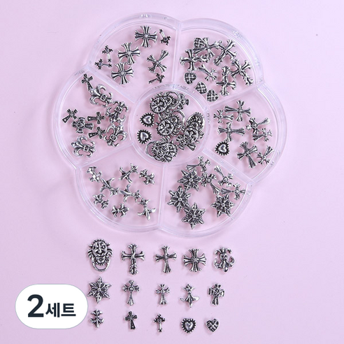 크롬 엔틱파츠세트 KN-P1086, 2개, 혼합색상