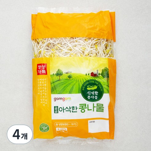 곰곰 아삭한 콩나물, 1kg, 4개