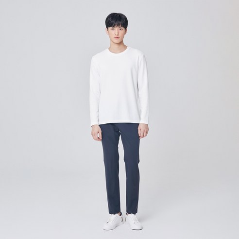 마인드브릿지 남성용 변형 조직 기본 티셔츠 MUTS0120