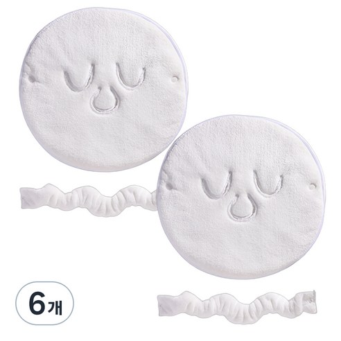 꾸지 냉온 찜질 얼굴 보호 타월, 6개