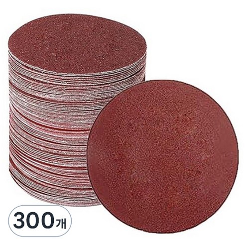 OON 밸크로 그라인더 원형사포 60방 100mm, 300개