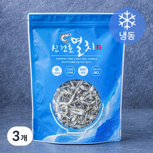 신건호멸치 볶음멸치 조림 반찬용 (냉동), 3개, 150g
