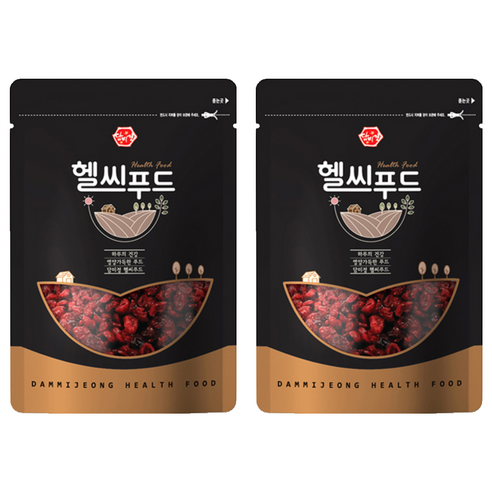 담미정 헬씨푸드 건크랜베리, 400g, 2개