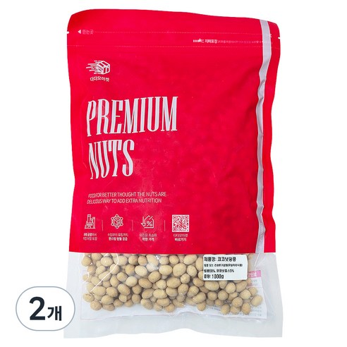 다다모마켓 로스티드피넛, 1kg, 2개