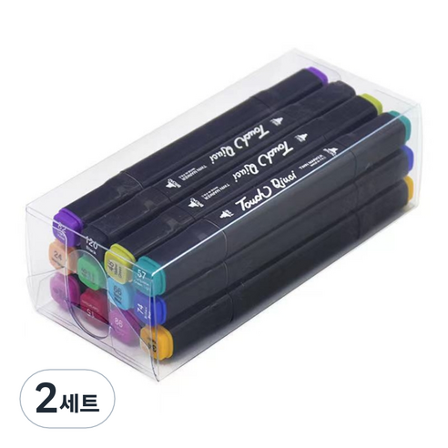 마커펜 Q4 12색 세트, 2세트