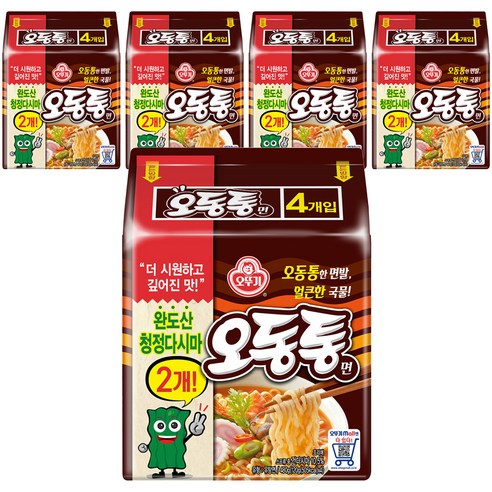 오뚜기 오동통면 120g, 20개