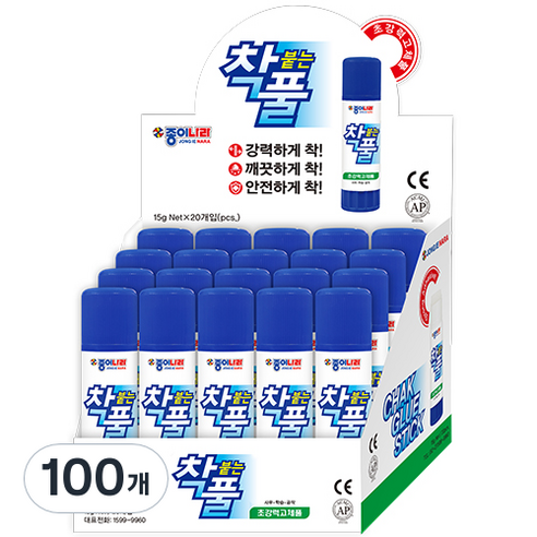 종이나라 착풀, 15g, 100개