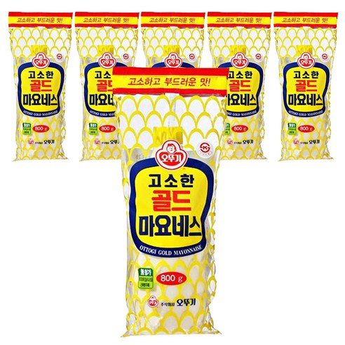 오뚜기 골드 마요네즈, 800g, 6개