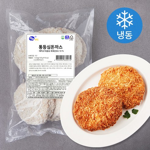 히늘푸드 통등심돈까스 (냉동), 1.5kg, 1개