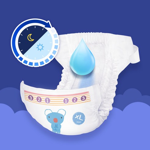 아기의 편안함과 건강을 위한 페넬로페 미라클 올데이 기저귀