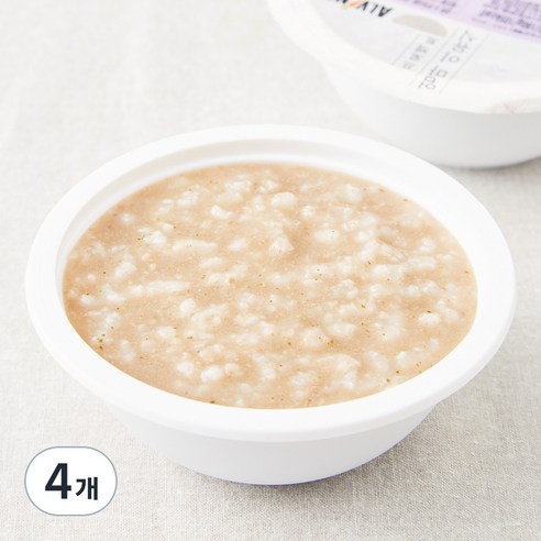 엘빈즈 중기2 7~10개월 엄마이유식 프로젝트 한우듬뿍 사과죽, 180g, 4개, 혼합맛(한우/사과)