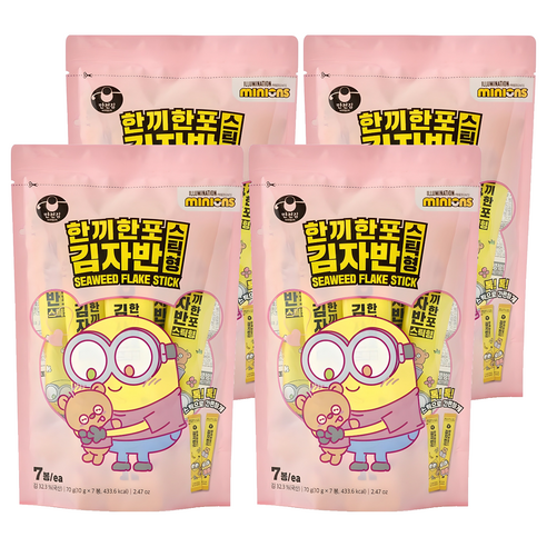 한끼한포 스틱 김자반 7p, 70g, 4개