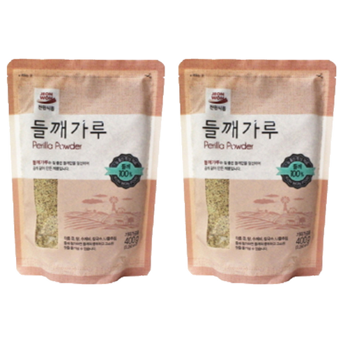 전원식품 들깨가루, 400g, 2개