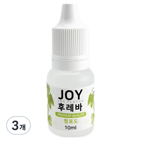 아로미조이 조이후레바 슬라임재료, 3개, 청포도