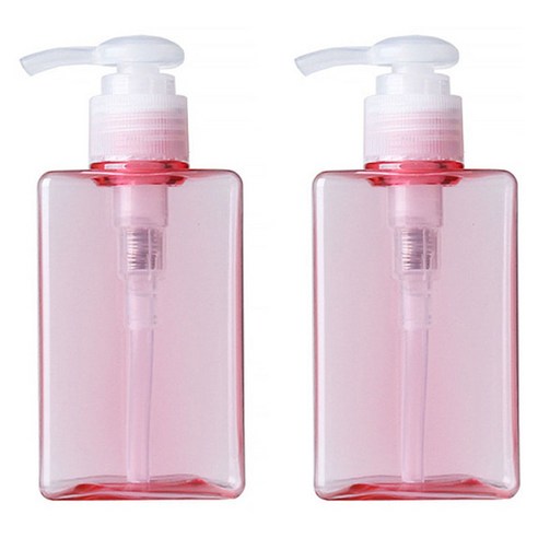 지앤와이 로션 펌프 공병 150ml, 2개, 핑크
