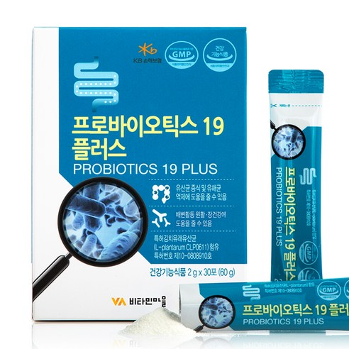 프로바이오틱스 19 플러스 유산균, 60g, 1개