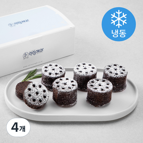 신성제과 까망케익 10개입 (냉동), 220g, 4개