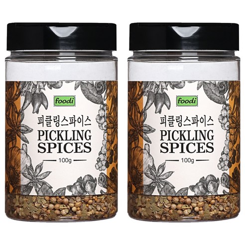 푸디 피클링스파이스, 100g, 2개