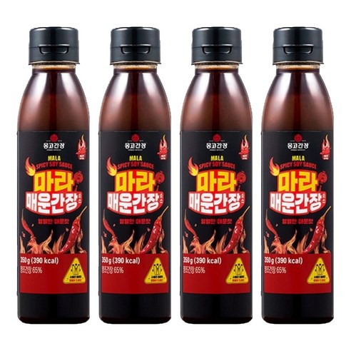 몽고간장 몽고식품 마라 매운간장, 350g, 4개
