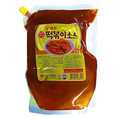 집에서 즐기는 떡볶이의 황홀경, 오뚜기 오쉐프 떡볶이 소스와 함께 떡볶이소스
