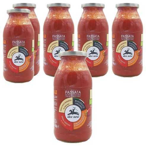알치네로 유기농 농축 토마토소스, 500g, 6개