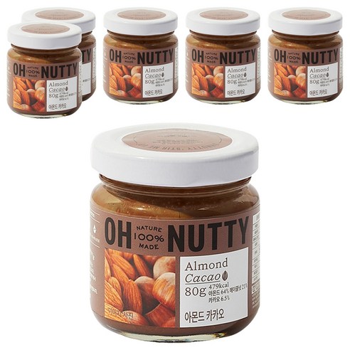 오넛티 아몬드 카카오, 80g, 6개