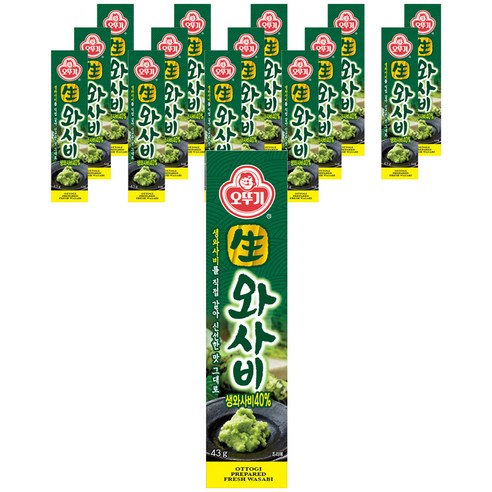 오뚜기 생와사비, 43g, 15개