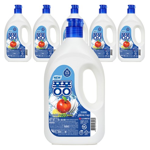 퐁퐁 뉴 주방세제, 980ml, 6개