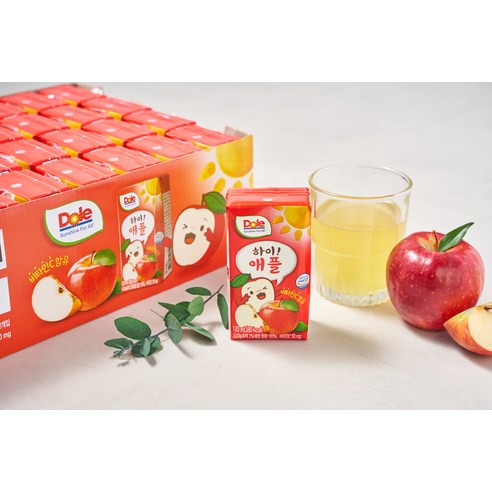 자연의 달콤함을 담은 돌 하이 애플 주스로 건강한 하루를 시작하세요!