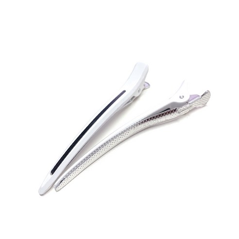 다카라 크리스탈 헤어클립 대 120mm, 화이트 + 블랙, 2개 - 기타헤어소품 | 쿠팡