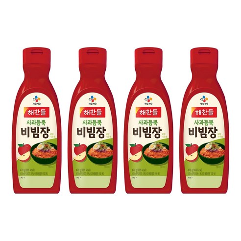 사과듬뿍 비빔장, 470g, 4개
