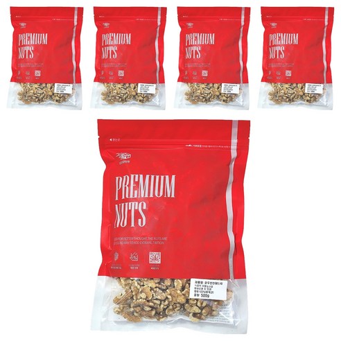 다다모마켓 호두 반반태, 500g, 5개