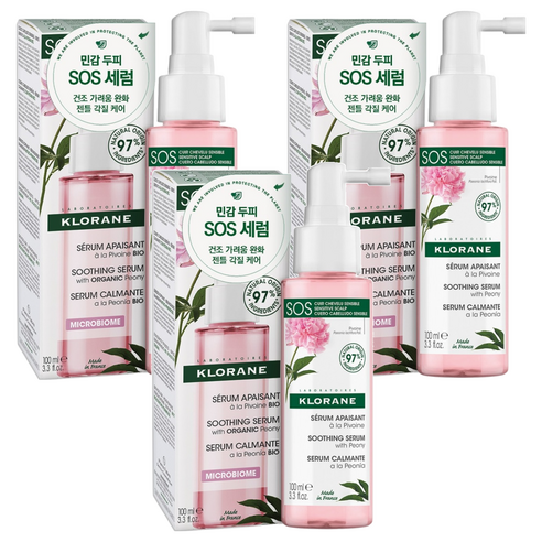 클로란 피오니 두피 진정 SOS 세럼, 100ml, 3개