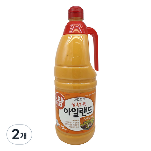 식자재왕 실속가득 아일랜드 드레싱소스, 1.85kg, 2개