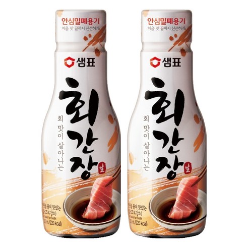 샘표 회 간장, 2개, 200ml