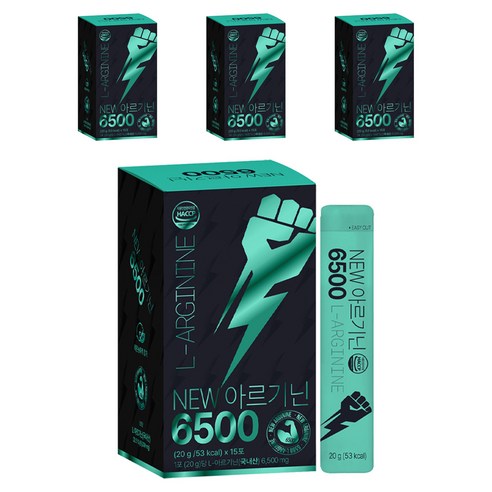 라이프힐 NEW 아르기닌 6500, 300g, 4개