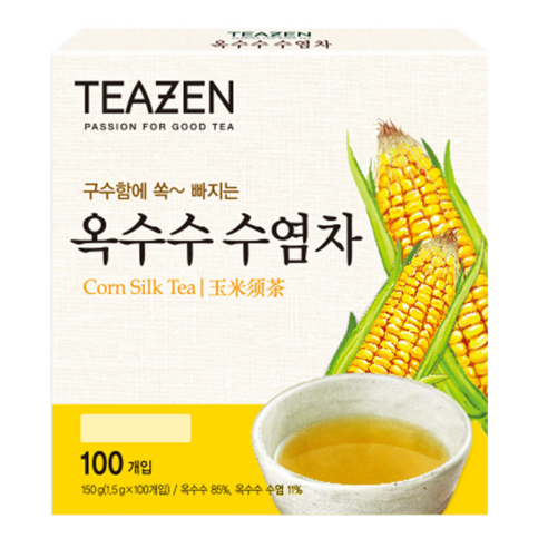 TEAZEN 玉米須茶 大容量茶包 茶包 保健食品 保健茶 養生茶 傳統茶 老年飲品 玉米茶 款待 保健飲品 保健飲品 大麥茶 Kwongdong玉米鬚茶 kwangdong玉米鬚茶500 鍋巴茶 DAMTUH Damteo 核桃杏仁茶 Dongsuh大麥茶 Dongsuh大麥茶包 Dongsuh玉竹茶包