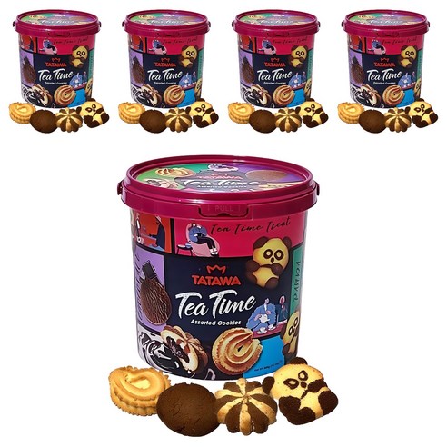 타타와 티타임 어쏘티드 쿠키, 400g, 5개