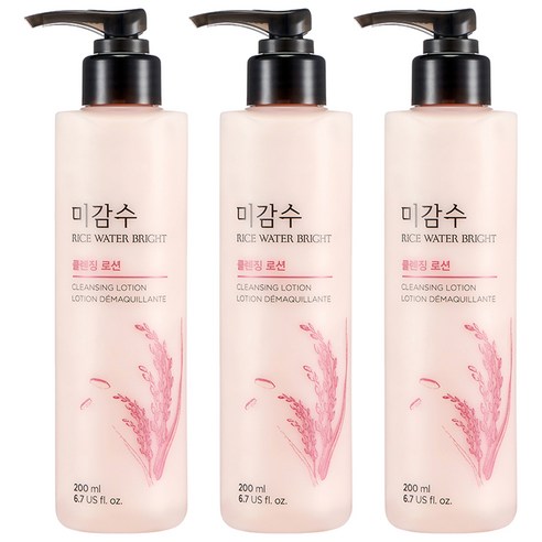 더페이스샵 미감수 브라이트 페이셜 클렌징 로션, 200ml, 3개