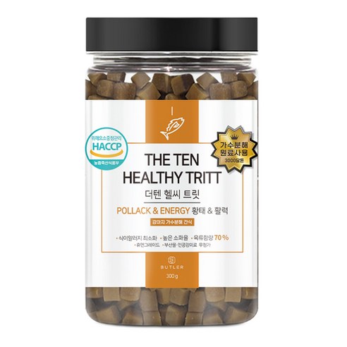 더텐 강아지 헬씨트릿, 황태, 300g, 1개