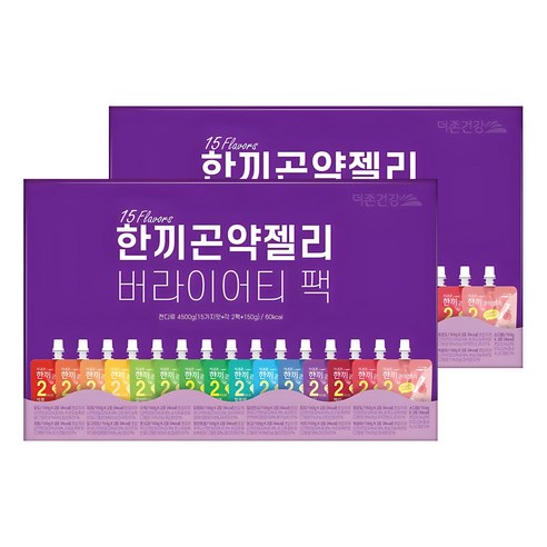 더존건강 한끼 곤약젤리 버라이어티 팩 30개입, 4.5kg, 2개
