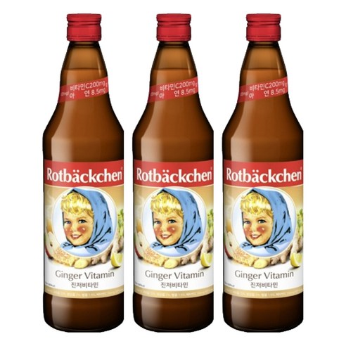 로트벡쉔 진저비타민, 750ml, 3개