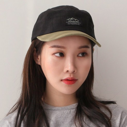 바비수 트래블유즈 투톤캠프캡