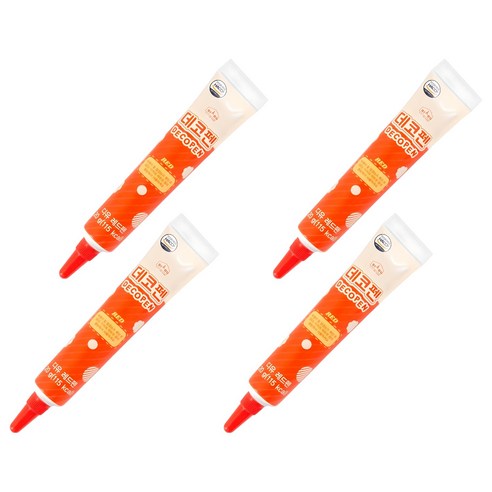 디유 초코 데코펜 레드, 20g, 4개