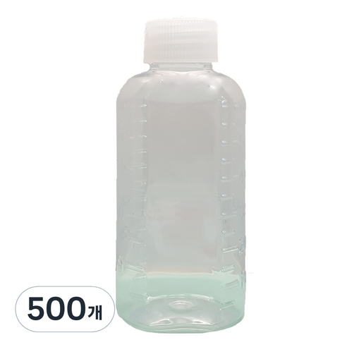 신도공업 일회용 단뚜껑 약병 PET 딱딱이 60cc, 500개