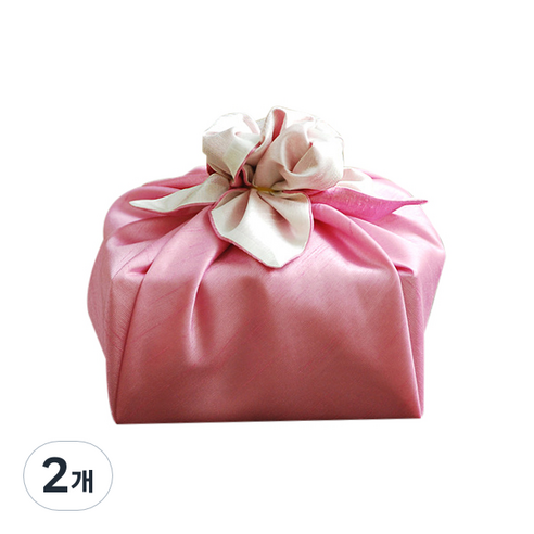 라일라라일라 단색보자기 L, 핑크, 2개