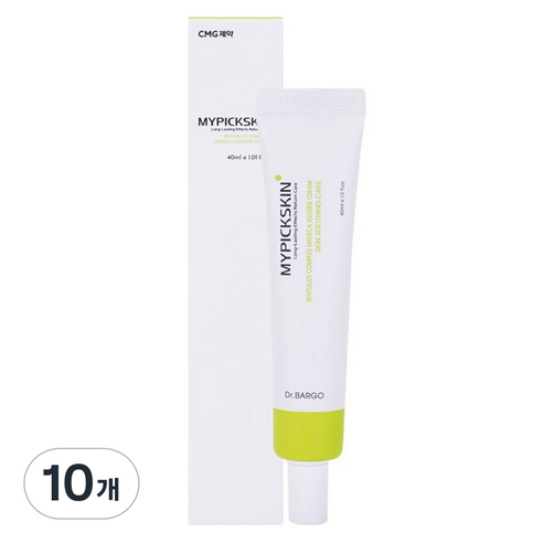 닥터바르고 마이픽스킨 리바이털라이즈 콤플렉스 마데카소사이드 크림, 10개, 40ml