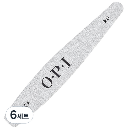 오피아이 엣지 지브라 파일180, 혼합 색상, 6세트