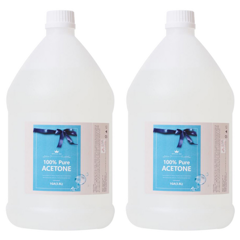 화장품용 퓨어 아세톤, 3.8L, 2개