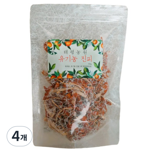 태평농원 유기농 진피, 100g, 4개